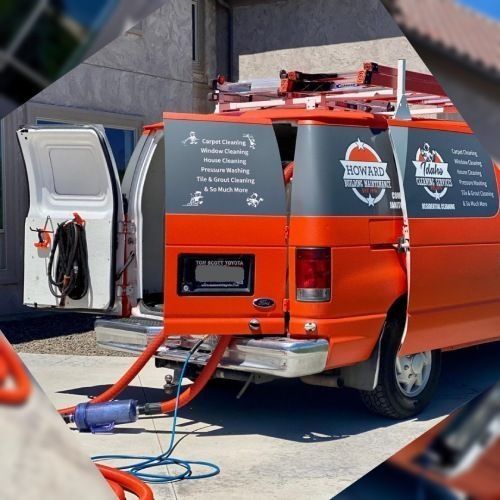Howard building maintenance services red van
